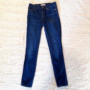 Madewell High Riser Skinny Dark Wash Jeans | Size 26 capsule wardrobe fall